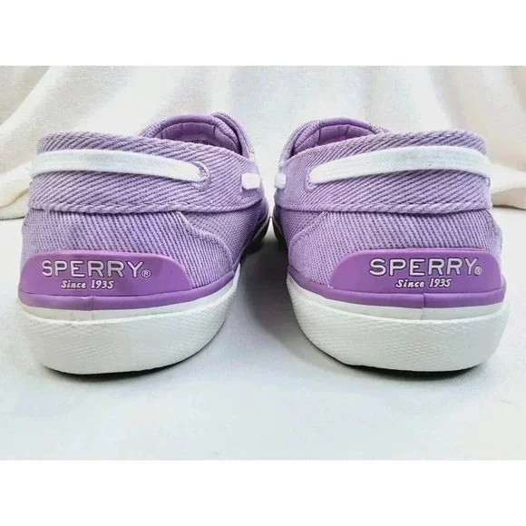 Sperry Top Sider Size 9W Women's Lavender Low Lace Fashion Boat Shoes STS55881 - Picture 12 of 13